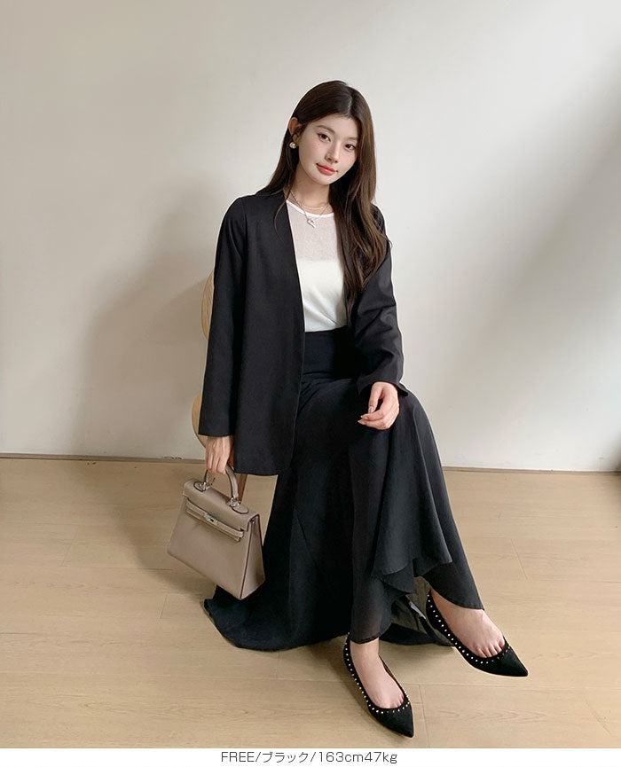 ノーカラージャケット