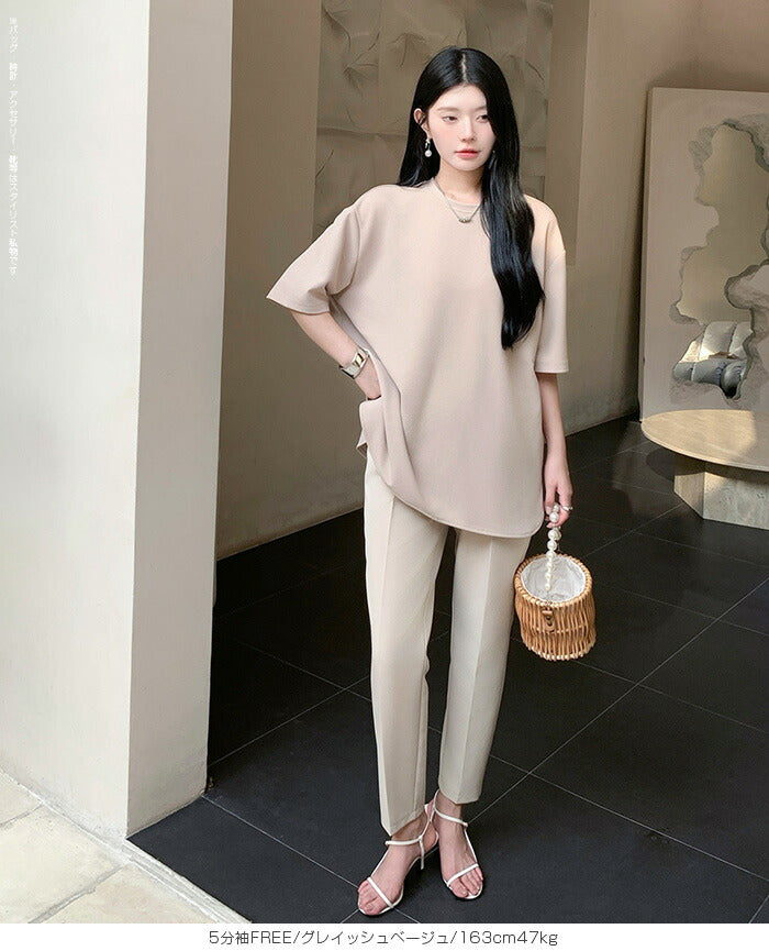 ラウンドヘムトップス