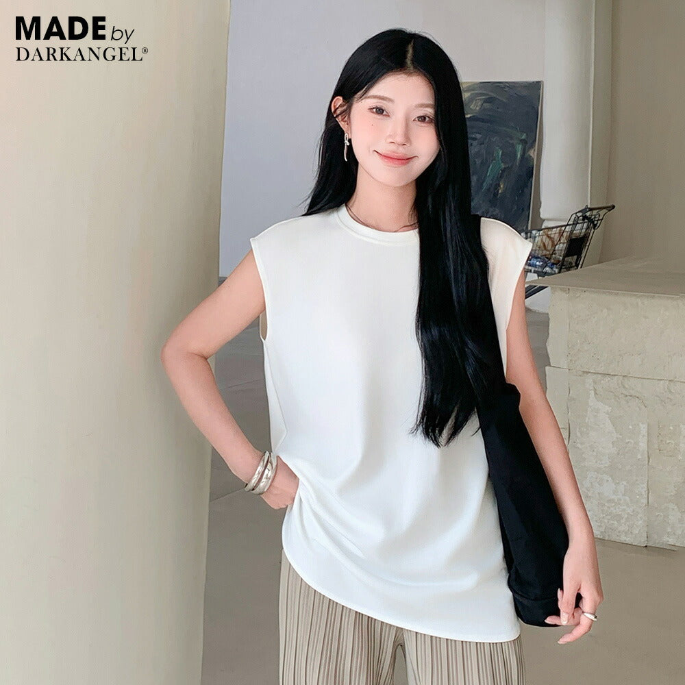 ラウンドヘムトップス