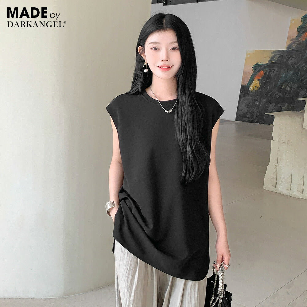 ラウンドヘムトップス