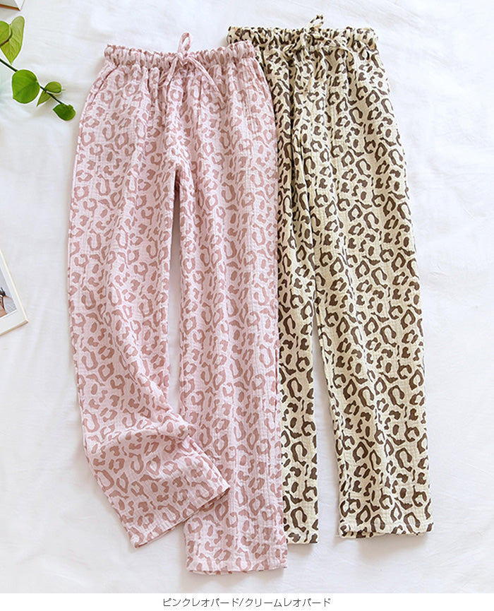 04color | 綿100% | 3柄ルームパンツ