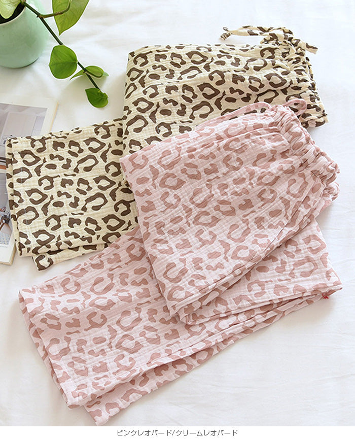 04color | 綿100% | 3柄ルームパンツ