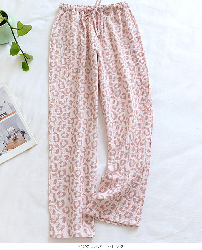 04color | 綿100% | 3柄ルームパンツ