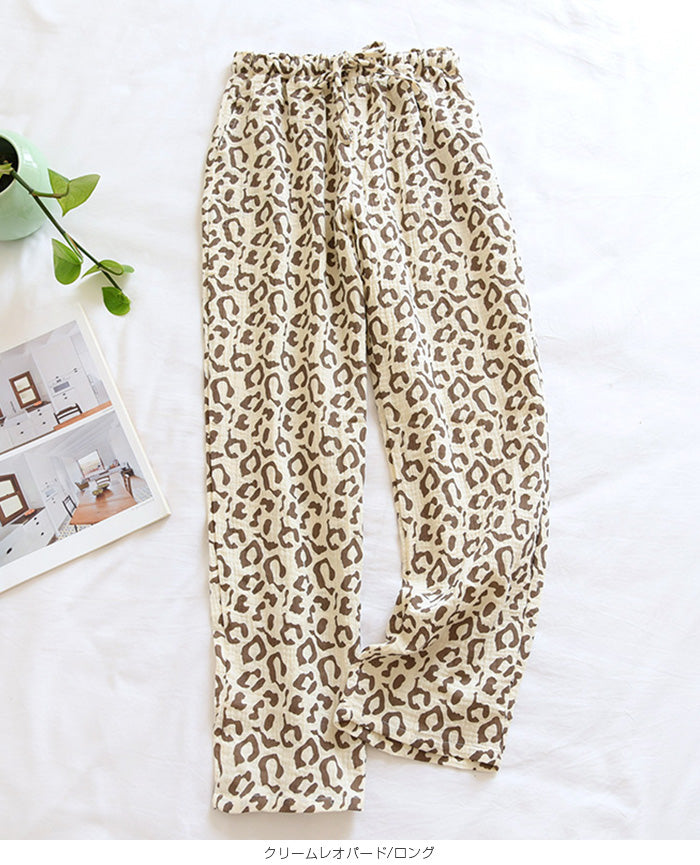 04color | 綿100% | 3柄ルームパンツ