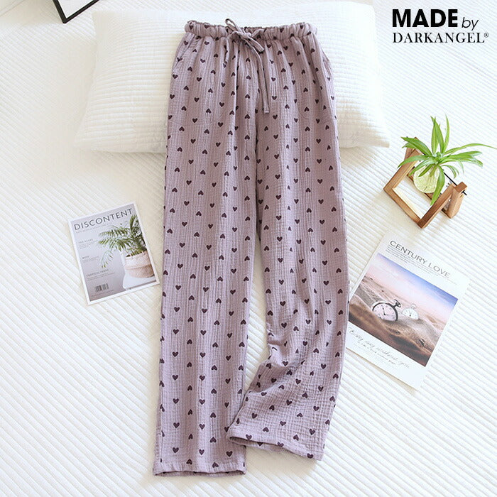 04color | 綿100% | 3柄ルームパンツ