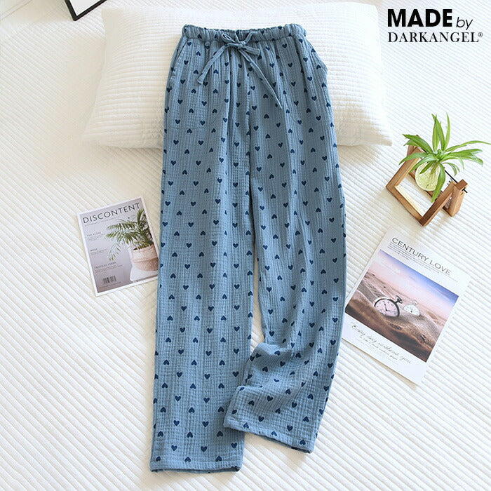 04color | 綿100% | 3柄ルームパンツ