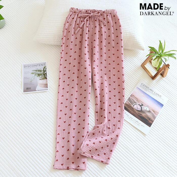 04color | 綿100% | 3柄ルームパンツ