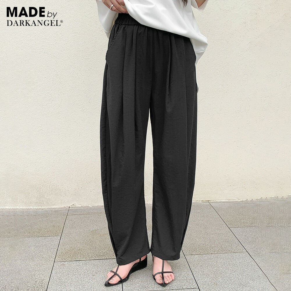 コットンリネンカーブパンツ