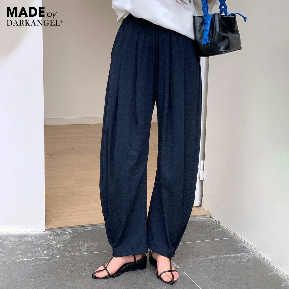 コットンリネンカーブパンツ