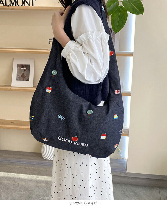 刺しゅうショルダーバッグ