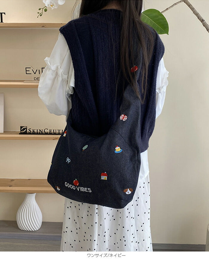 刺しゅうショルダーバッグ