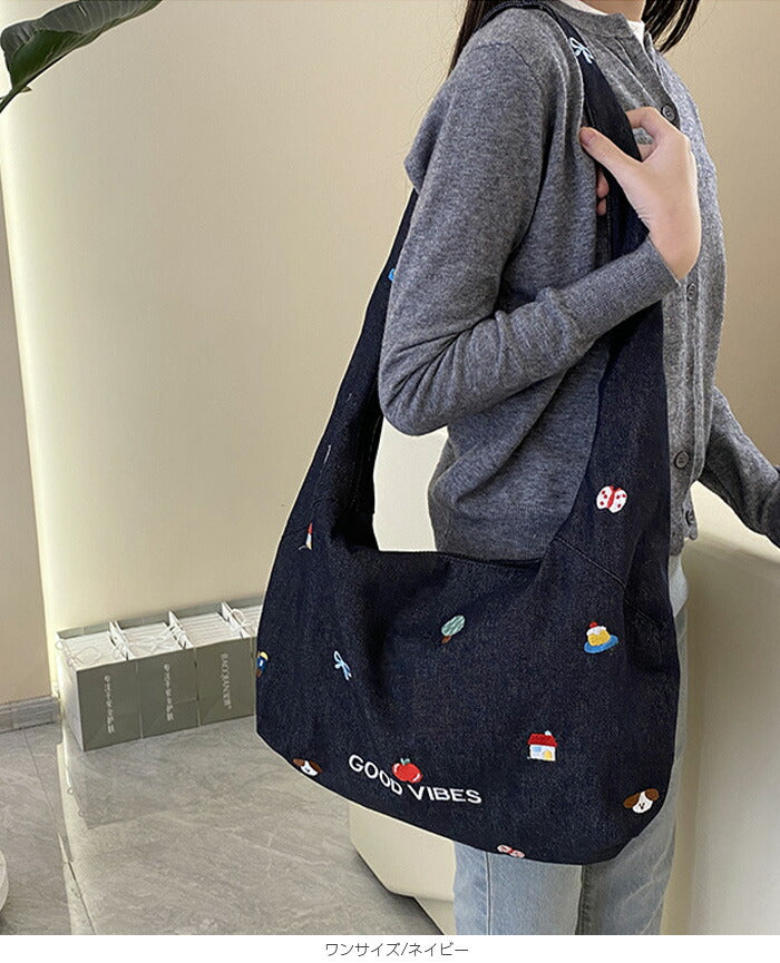 刺しゅうショルダーバッグ