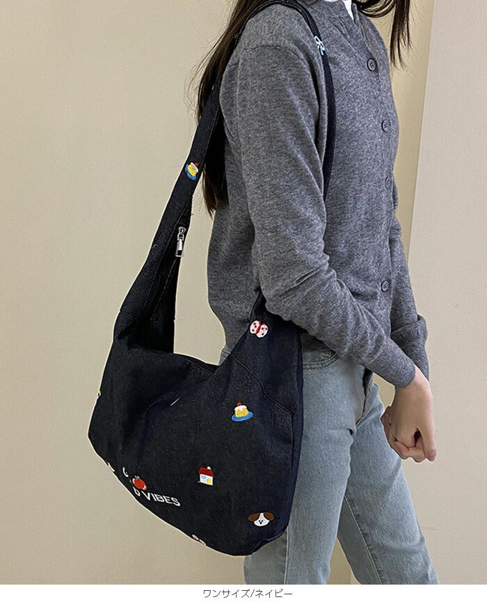 刺しゅうショルダーバッグ