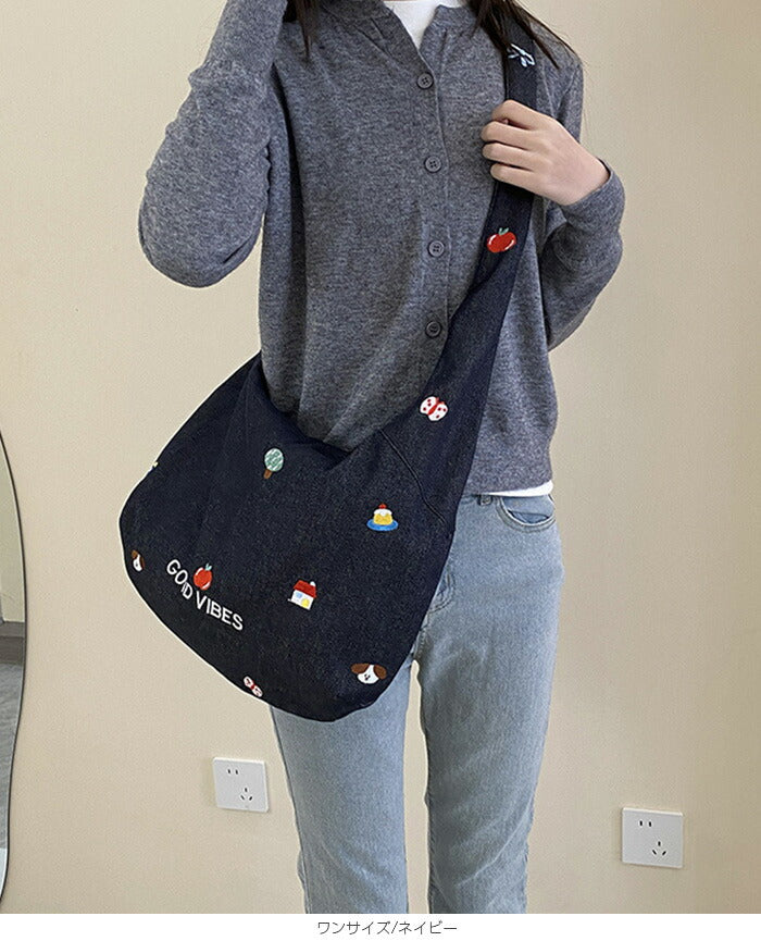 刺しゅうショルダーバッグ