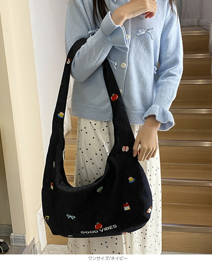 刺しゅうショルダーバッグ