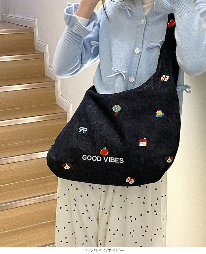 刺しゅうショルダーバッグ