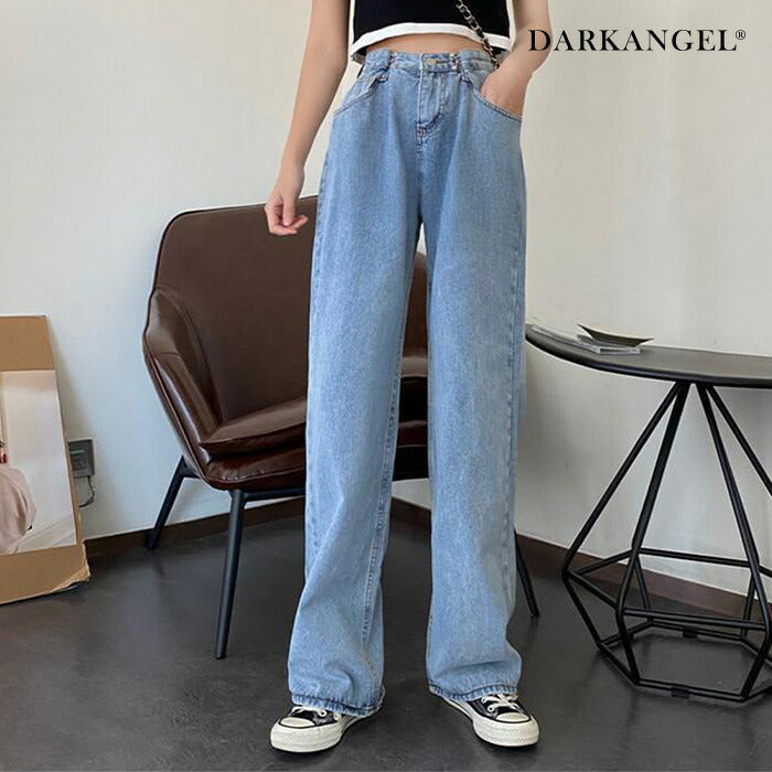 ウエストホックデニム