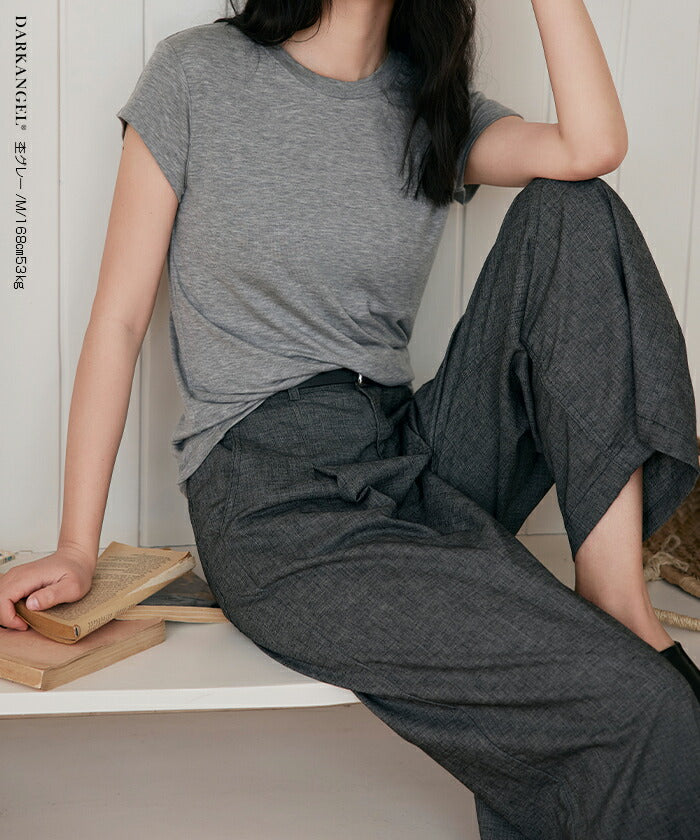 上品生地半袖Tシャツ