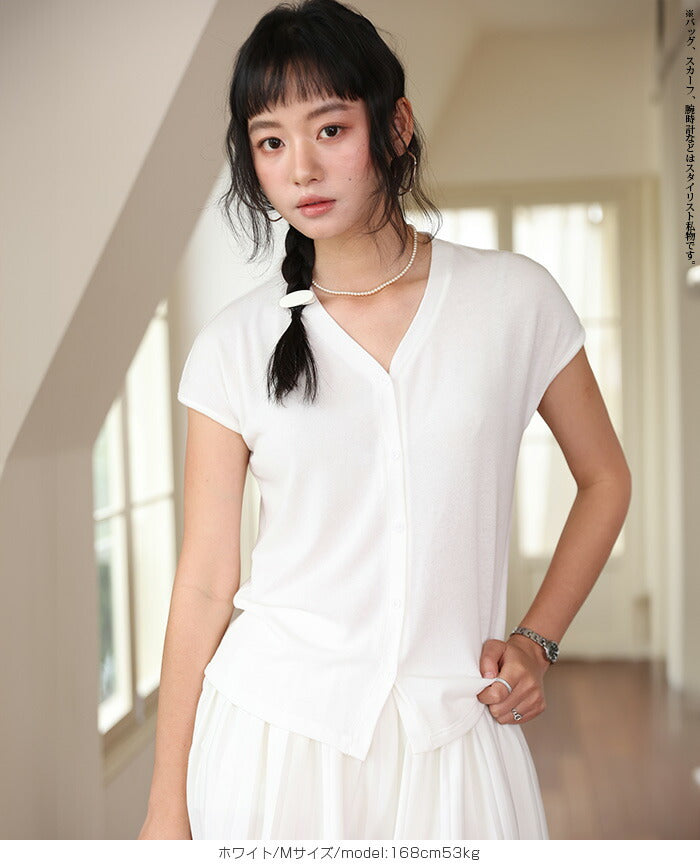 バイカラークルーネックTシャツ