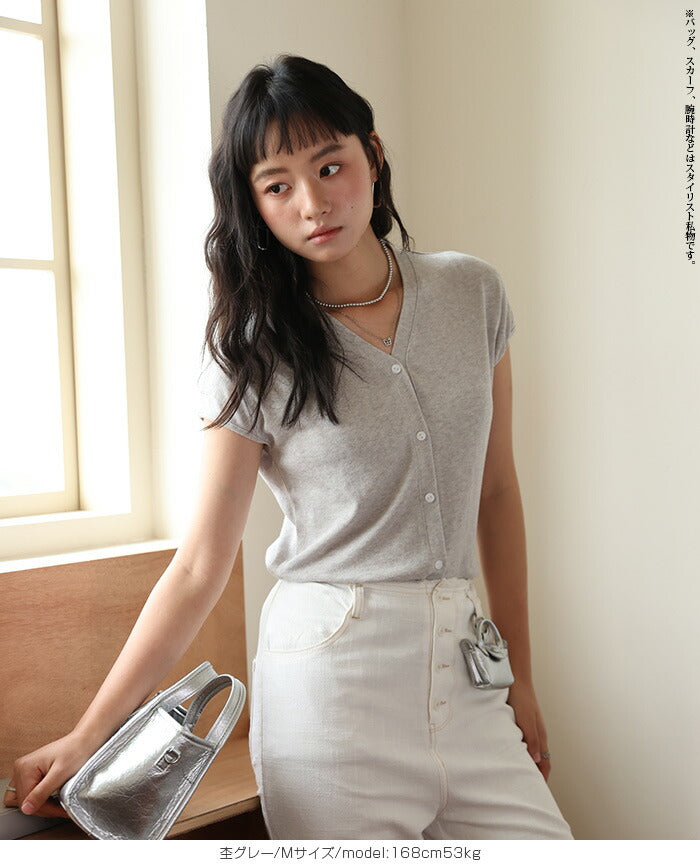 バイカラークルーネックTシャツ