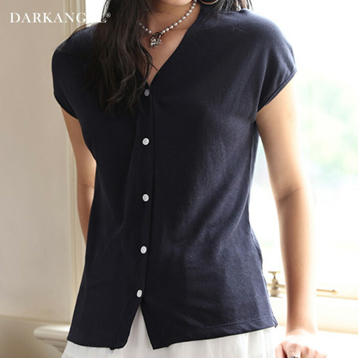 バイカラークルーネックTシャツ