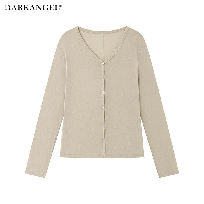 繊維混紡カーディガン