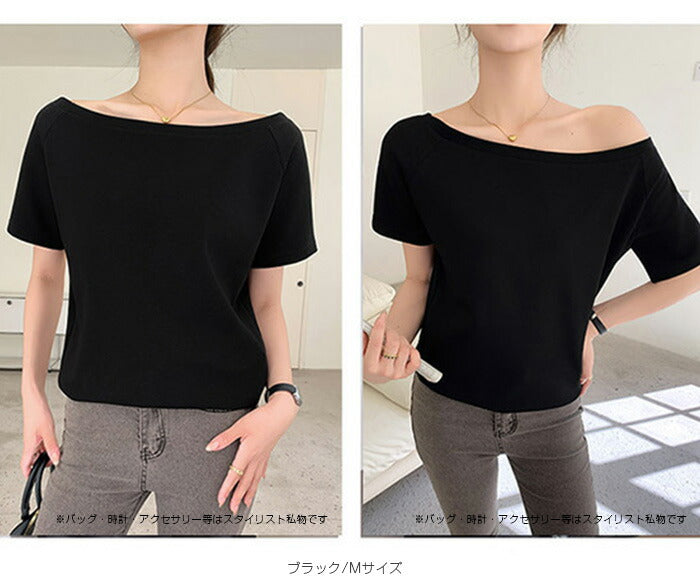 2WAYネックTシャツ