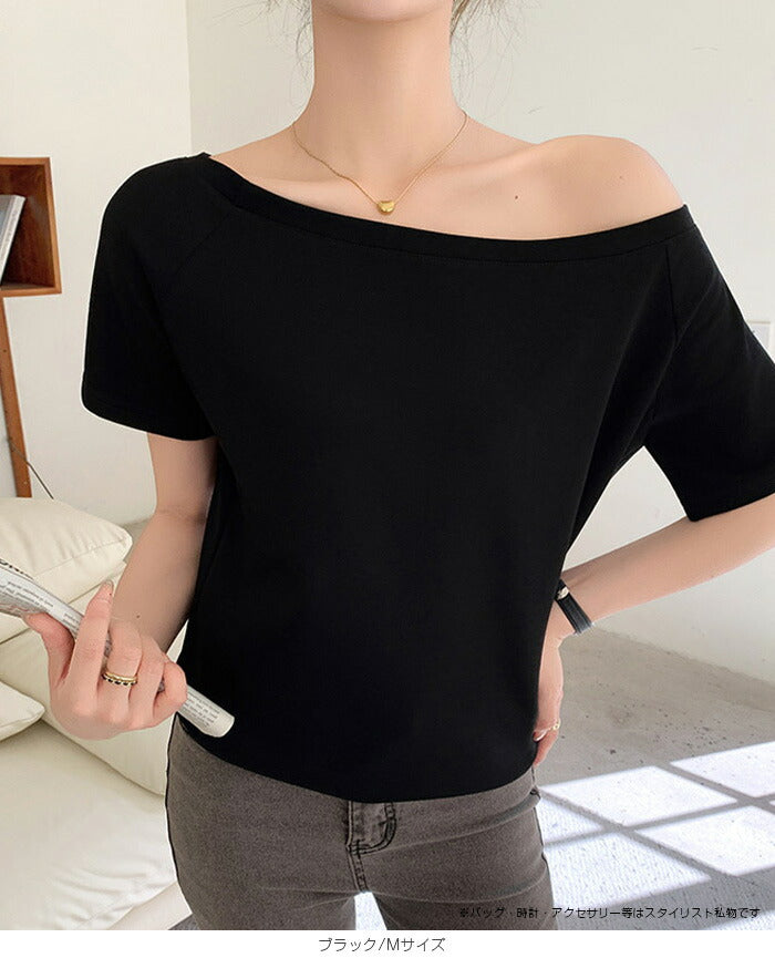 2WAYネックTシャツ