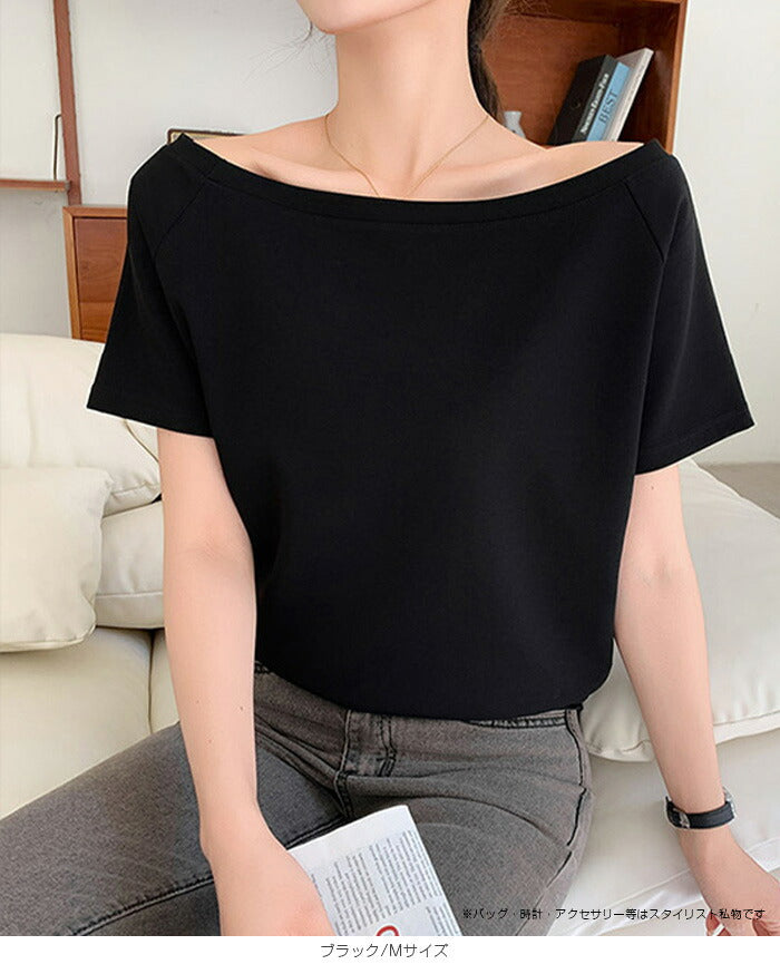 2WAYネックTシャツ