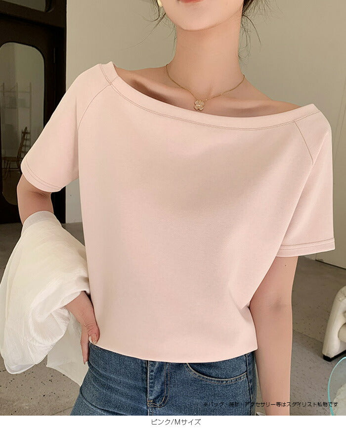 2WAYネックTシャツ