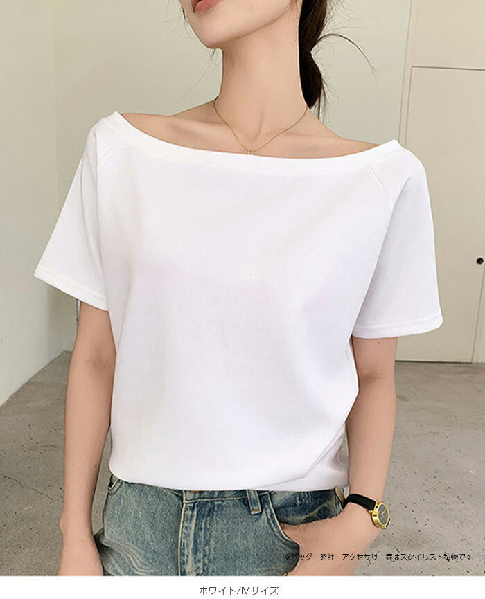 2WAYネックTシャツ