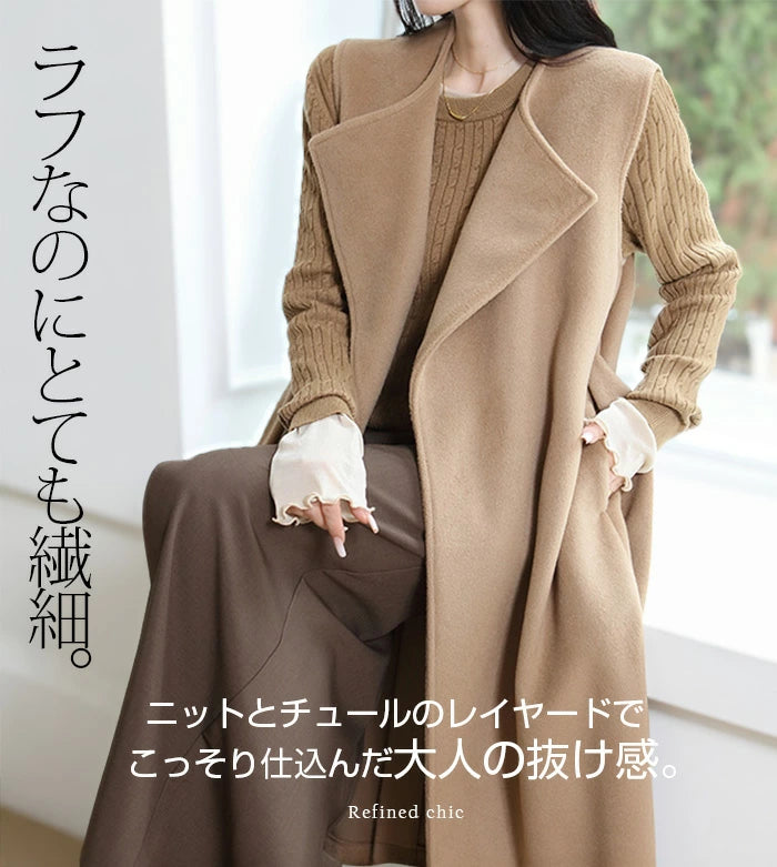 シアーカフスカットソー