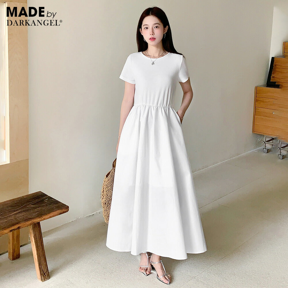 撥水加工ドッキングワンピース