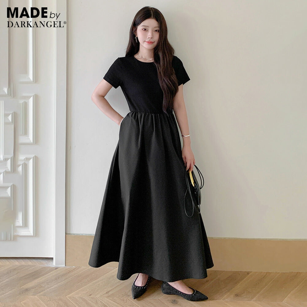 撥水加工ドッキングワンピース