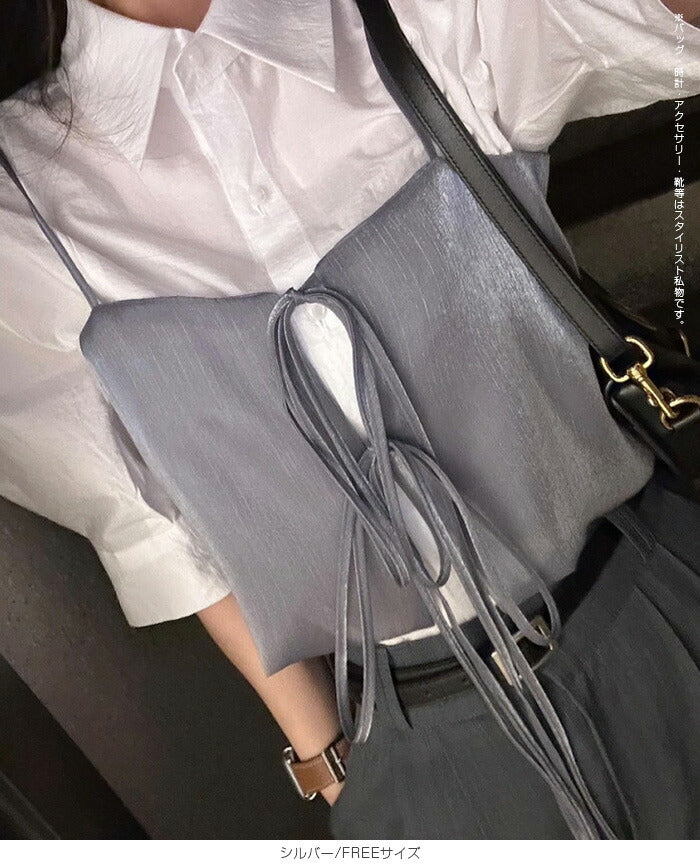 サテンリボンビスチェ