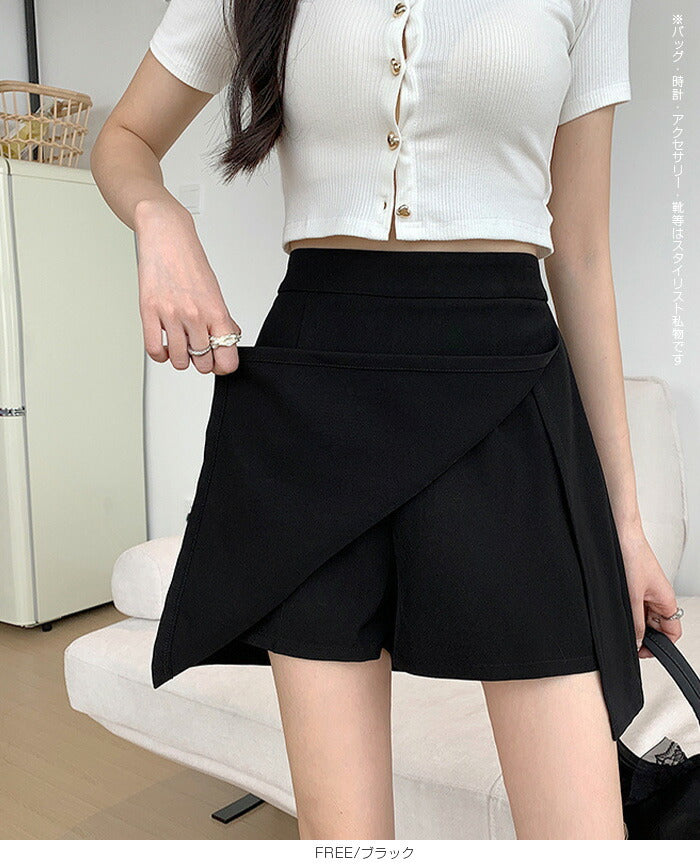 ハイウエスト美脚スカート