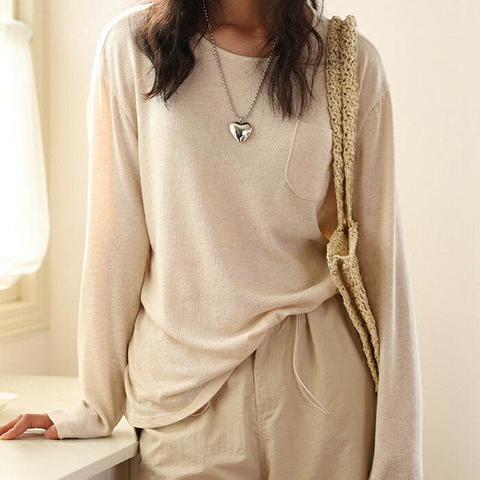 素肌がよろこぶ、やさしいニットソー