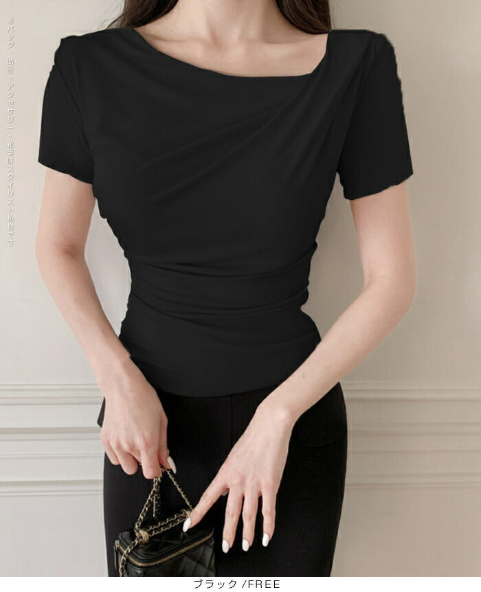 ドレープ半袖Tシャツ