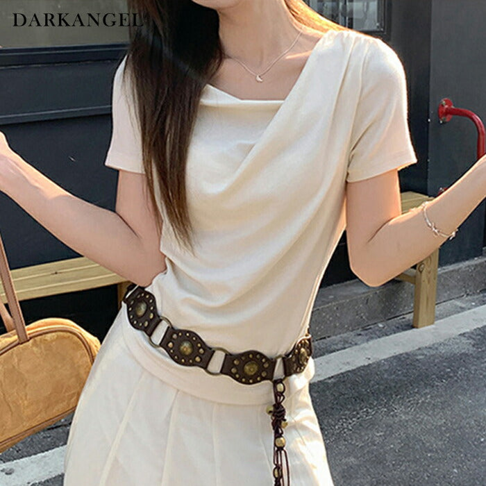 ドレープ半袖Tシャツ