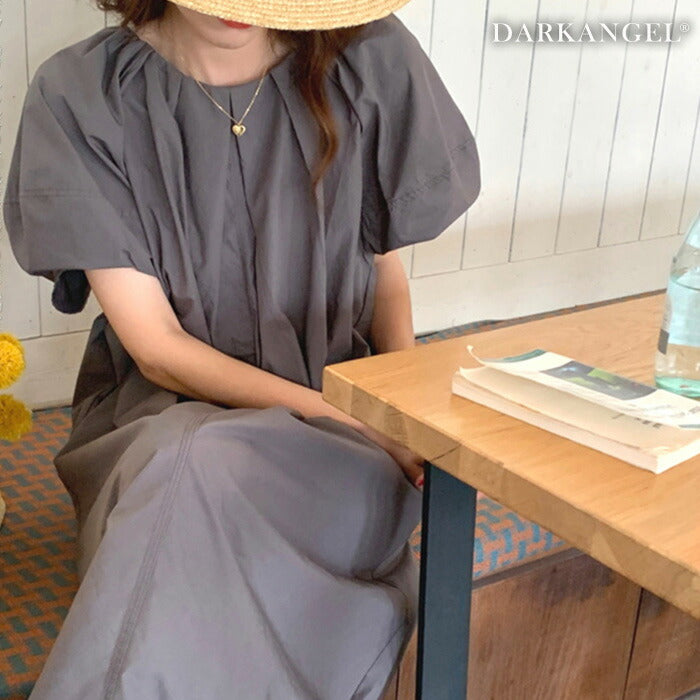 ボリュームスリーブワンピース