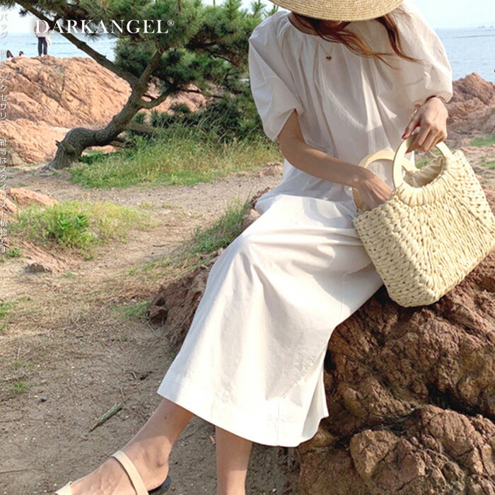 ボリュームスリーブワンピース