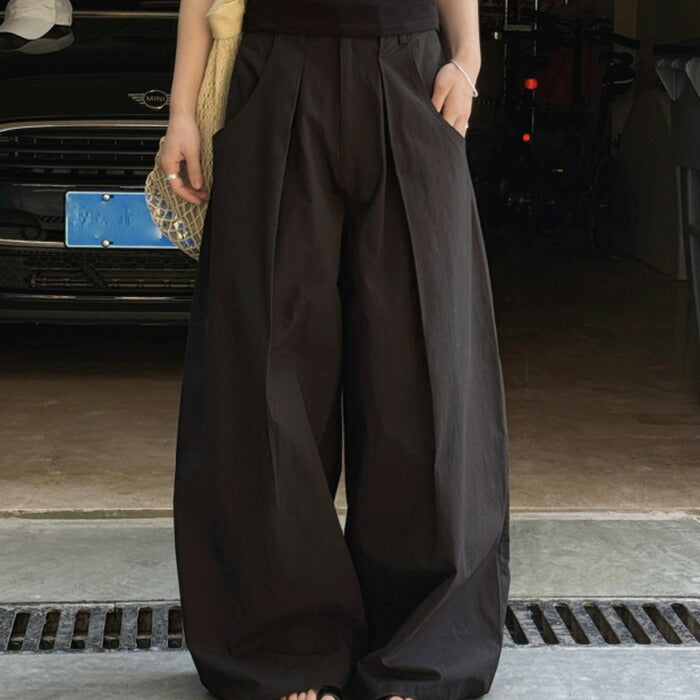 選べる2丈 イージーワイドカーブパンツ