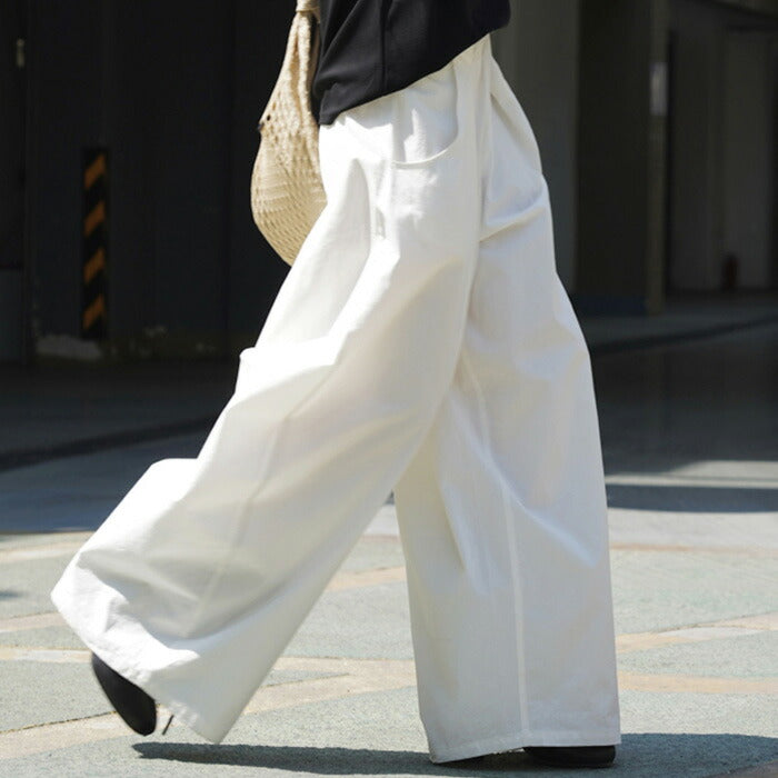 選べる2丈 イージーワイドカーブパンツ