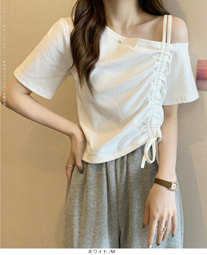 ワンショルダードロストカットソー