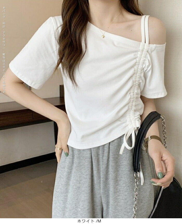 ワンショルダードロストカットソー