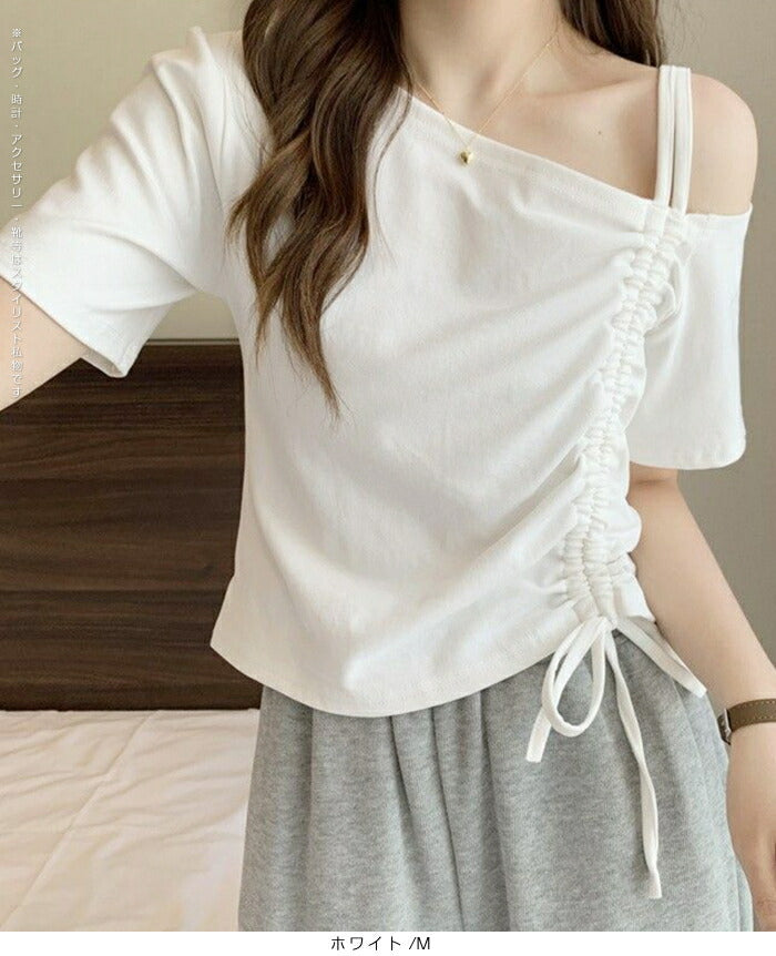 ワンショルダードロストカットソー