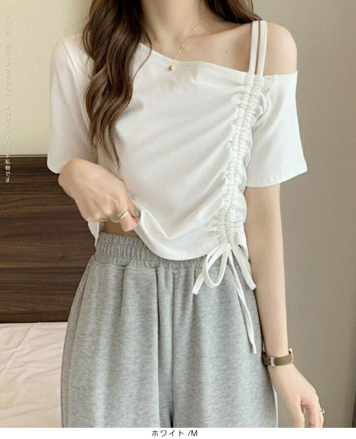 ワンショルダードロストカットソー