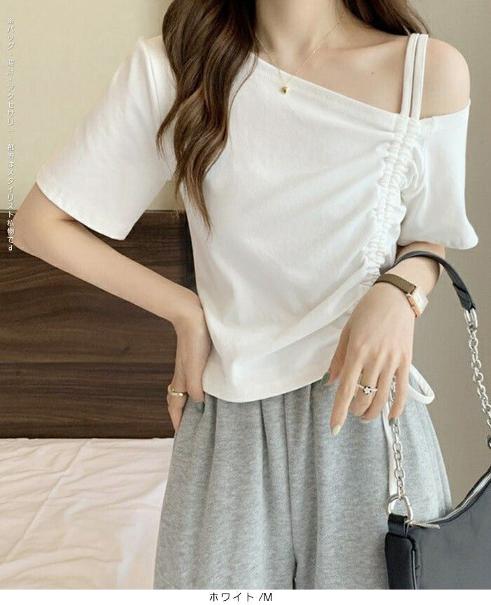 ワンショルダードロストカットソー