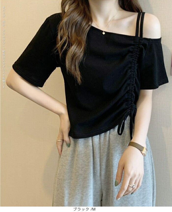 ワンショルダードロストカットソー