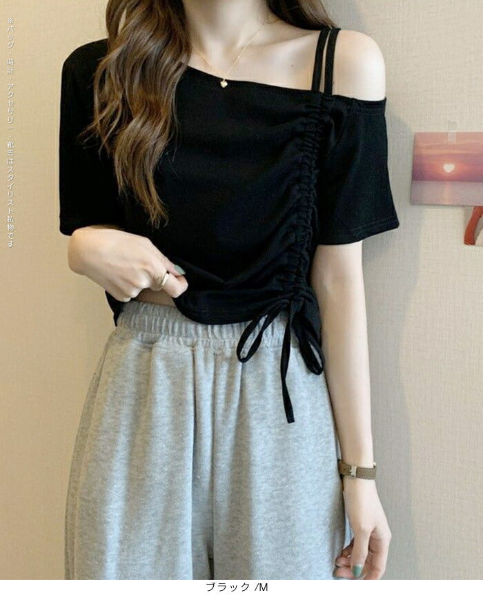 ワンショルダードロストカットソー